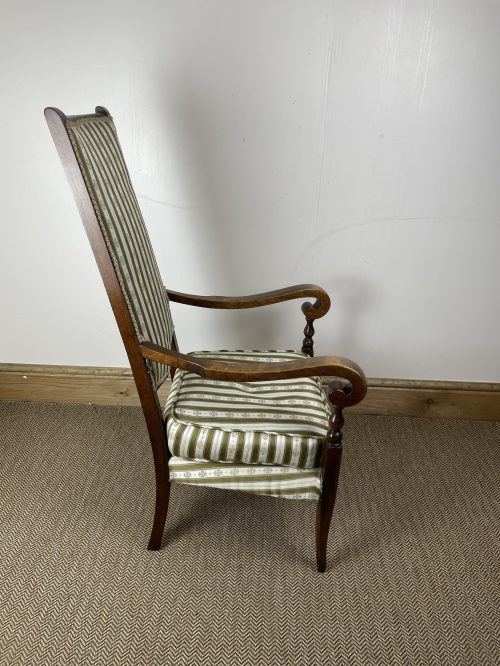 antique-tall-fabric-arm-chair