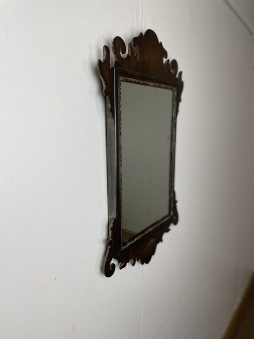 18C-Antique-Georgian-Chippendale-Style-Wall-Mirror